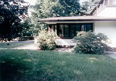 Boynton House Porch from side angle 1986