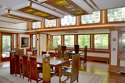 Boynton House Dining Room 2012 Facing Windows