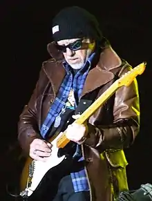 Whitford performing with Aerosmith in 2010