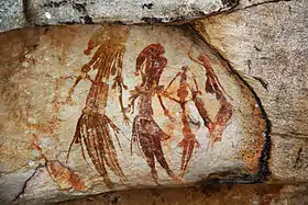 Image 79Gwion Gwion rock paintings found in the north-west Kimberley region of Western Australia c. 15,000 BC (from History of painting)