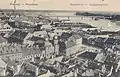 Part of the former Jewish quarter including the Bratislava Neolog Synagogue as seen in 1914.