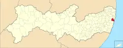 Location in Pernambuco