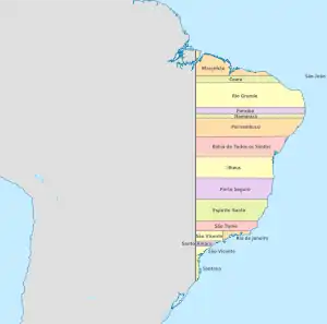 Brazil in 1534