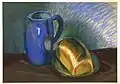 "Bread and Pitcher", by Lucille Wallenrod, Pastel