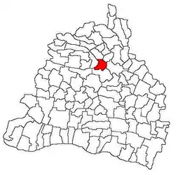 Location in Dolj County