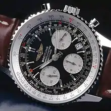 Breitling Navitimer wristwatch with circular slide rule