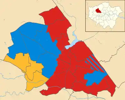 Brent 2002 results map