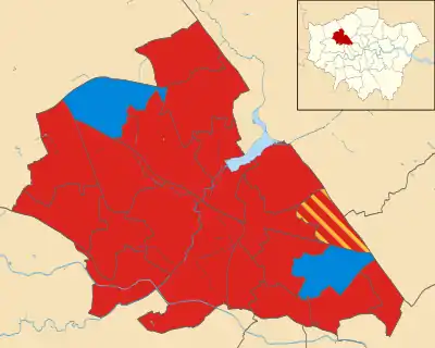 2014 results map