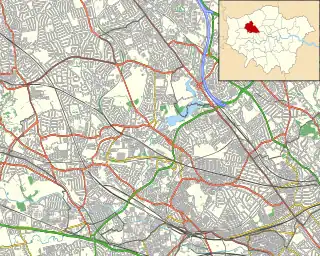 Northwick Park Hospital is located in London Borough of Brent