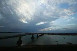 Entering Tboung Khmum from Kampong Cham via the bridge over the Mekong