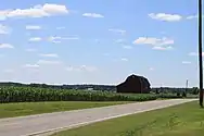 Cornfields along Clinton Road