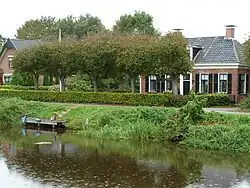 Briltil houses at the Hoendiep