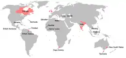 Image 50The British managed to occupy and take control of Cape Colony, British Guiana, Malta, Mauritius and Ceylon during the Napoleonic Wars. (from Napoleonic Wars)