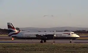 BAe ATP, G-MANG at Manchester Airport