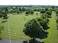 Burial Area from top of Chapel