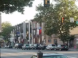 The intersection of Broad and Ritner Streets in June 2008