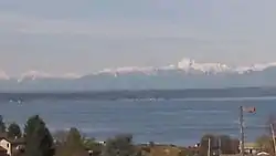 View of the Olympic Mountains and Puget Sound from Broadview