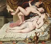 Cupid and Psyche (1850–55) by Károly Brocky