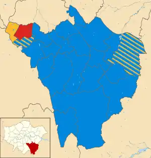 2010 results map