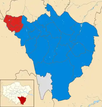 Bromley 2018 results map