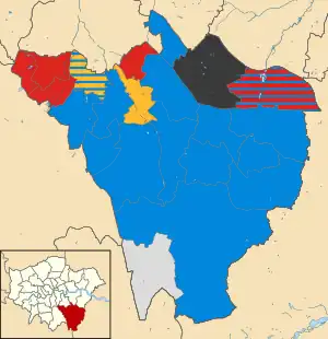 Bromley 2022 results map