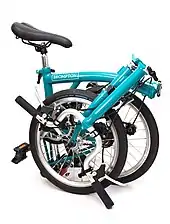 A folded Brompton B75