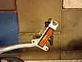 Folding pedal on a Brompton bicycle