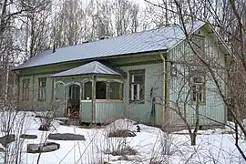 One of the last wooden houses of Tourula. It was torn down in 2015.