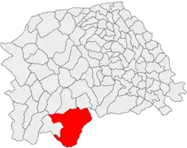 Location in Suceava County