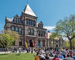 Sayles Memorial Hall, Brown University, Providence, Rhode Island, 1879–81.