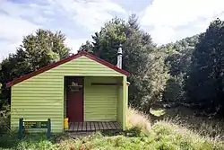 Browning Hut in Mount Richmond Forest Park