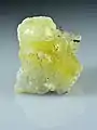 Yellow brucite from Balochistan, Pakistan