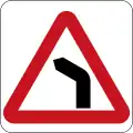 Bend to left ahead