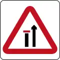 Left lane closed ahead