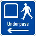 Pedestrian underpass