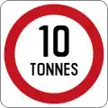 Weight restriction