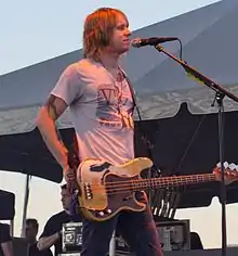 Soderberg performing with Lifehouse in Norfolk, Nebraska in 2013