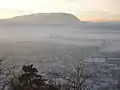 View of Piatra Craiului Mountains from the fortress