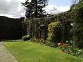 Courtyard formed by the ruins of Buchanan Auld House.