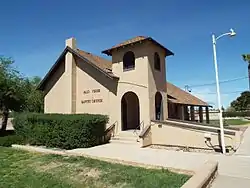 The Palo Verde Baptist Church was built in 1890 and is located on 29600 West Old Hwy. 80.