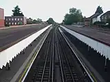 Looking south from the footbridge