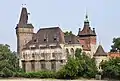 Behind the Millennium Monument: copy of the Gothic Vajdahunyad Castle