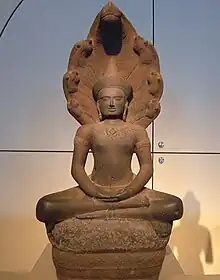 12th-century Cambodian sculpture of Buddha