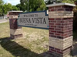 Buena Vista entrance sign