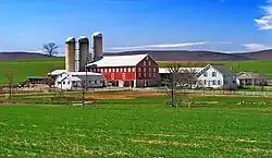 There are many dairy farms like this in Buffalo Township