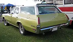 Rear view of 1971 Buick Skylark Sport Wagon