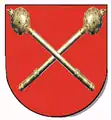 Coat-of-arms (two crossed buławas) of a Polish hetman