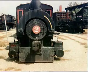  Bullard Co. No. 2, at Steamtown, U.S.A., Bellows Falls, Vermont, c. 1974