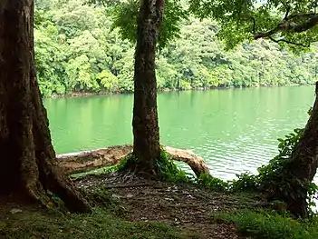 Bulusan Lake east side.