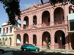 Historic architecture along Bourbong street